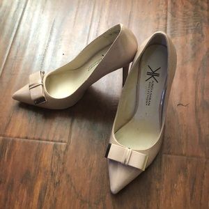 Nude Pointed Toe Pumps